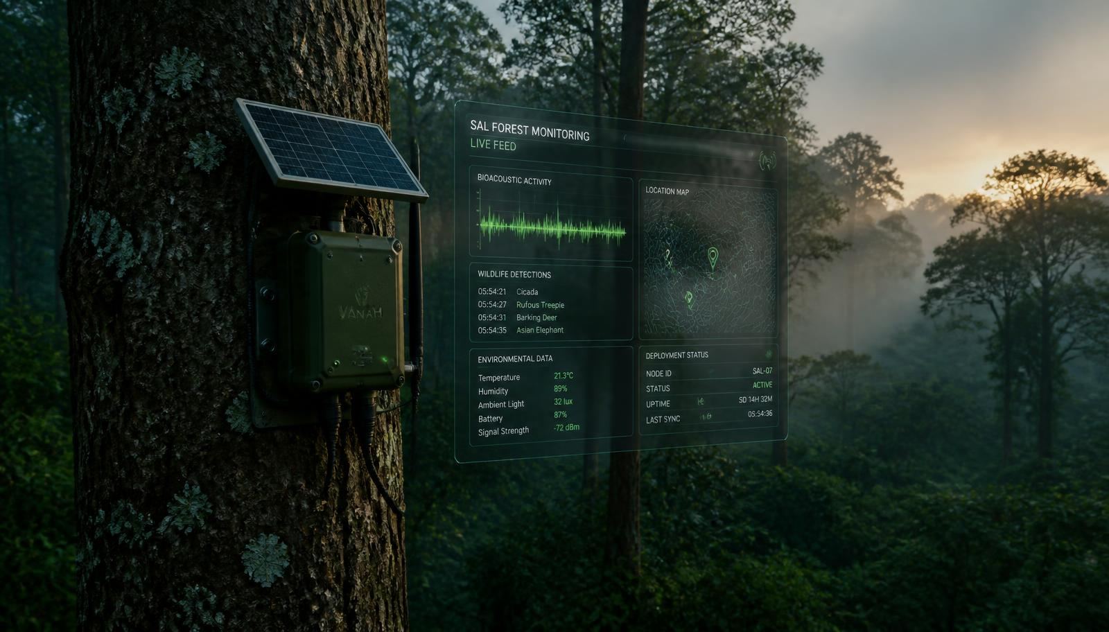 Odraix deployment — dashboard and hardware in the field